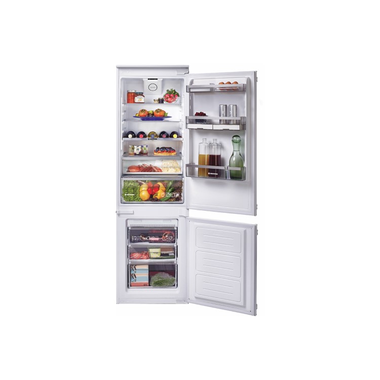 Hoover 250 Litre 70/30 Integrated Fridge Freezer  - White
