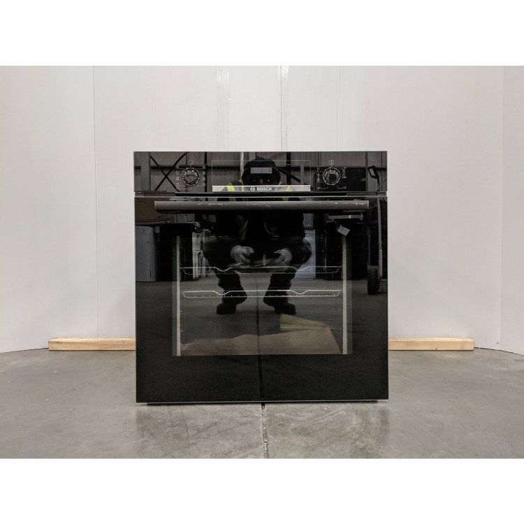 Refurbished Bosch Series 4 HBS534BB0B 60cm Single Electric Oven with Catalytic Cleaning Black