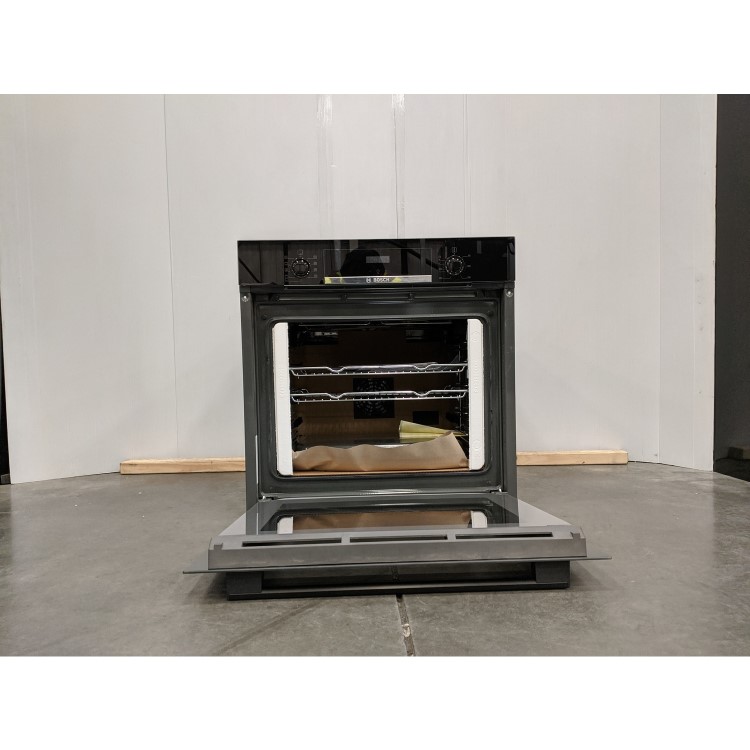 Refurbished Bosch Series 4 HBS534BB0B 60cm Single Electric Oven with Catalytic Cleaning Black