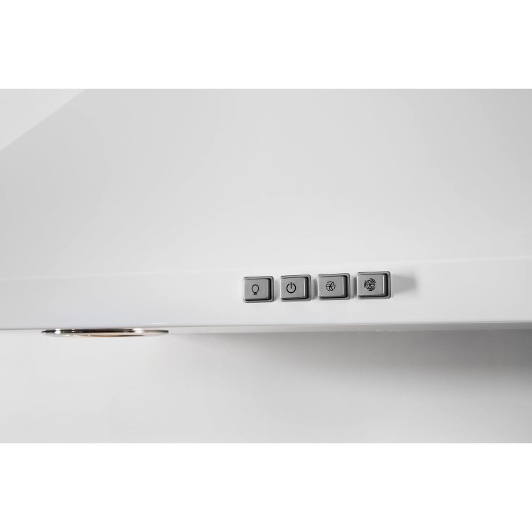 Refurbished Hotpoint PHPC65FLMX 60cm Chimney Cooker Hood - White