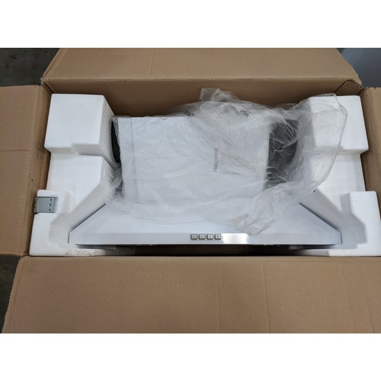 Refurbished Hotpoint PHPC65FLMX 60cm Chimney Cooker Hood - White