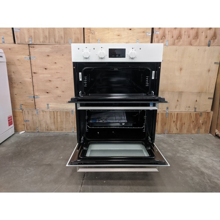 Refurbished Indesit Aria IDU6340WH 60cm Double Built Under Electric Oven White