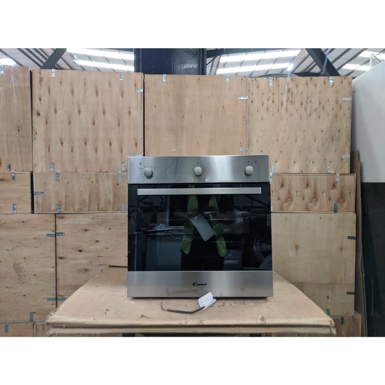 Refurbished Candy OVG505/3X 60cm Single Built In Gas Oven Stainless Steel