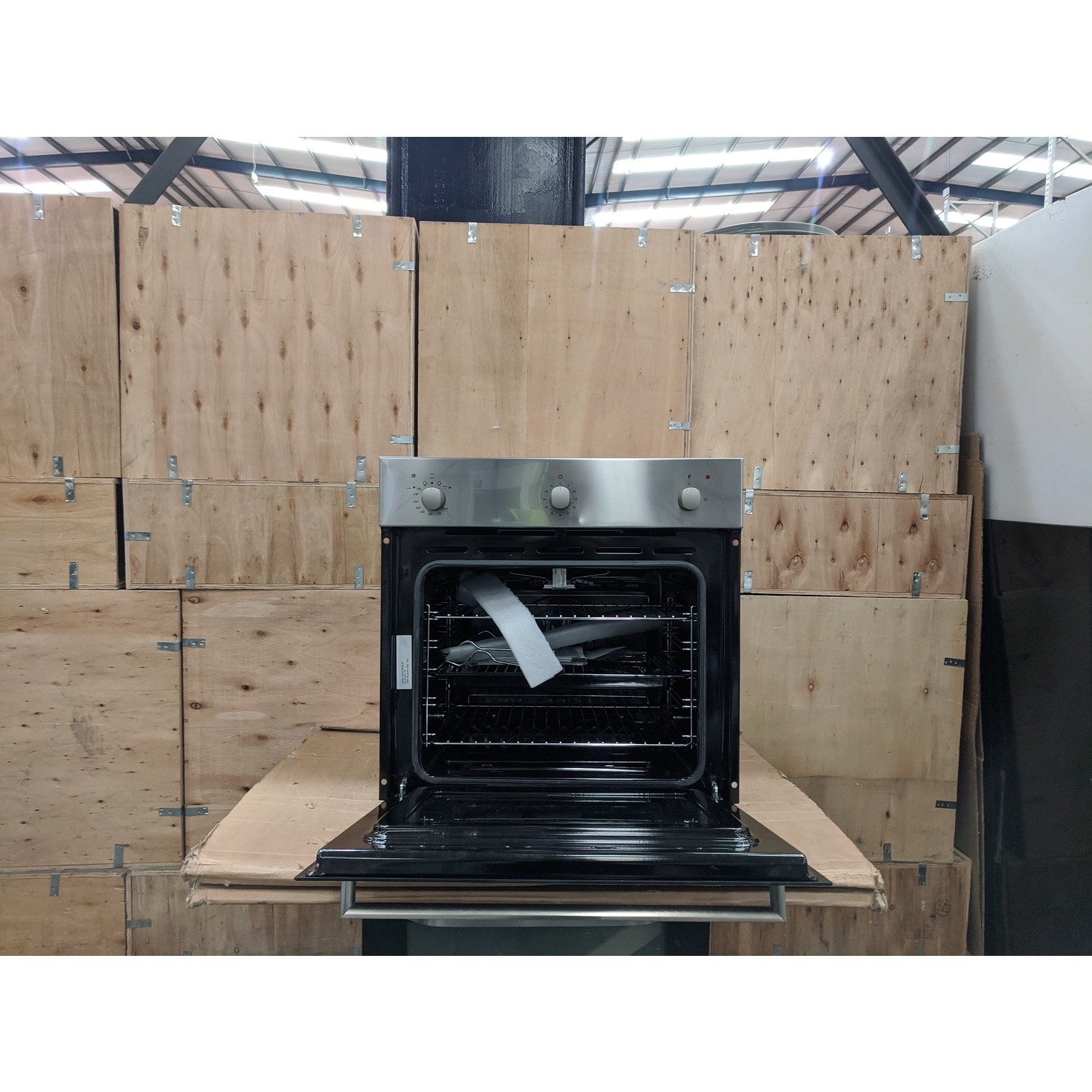 Refurbished Candy OVG505/3X 60cm Single Built In Gas Oven Stainless