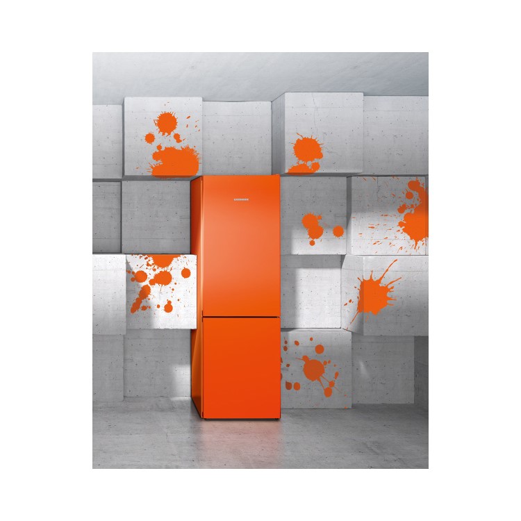Refurbished Liebherr CNNO4313 Freestanding 304 Litre 60/40 Fridge Freezer Orange