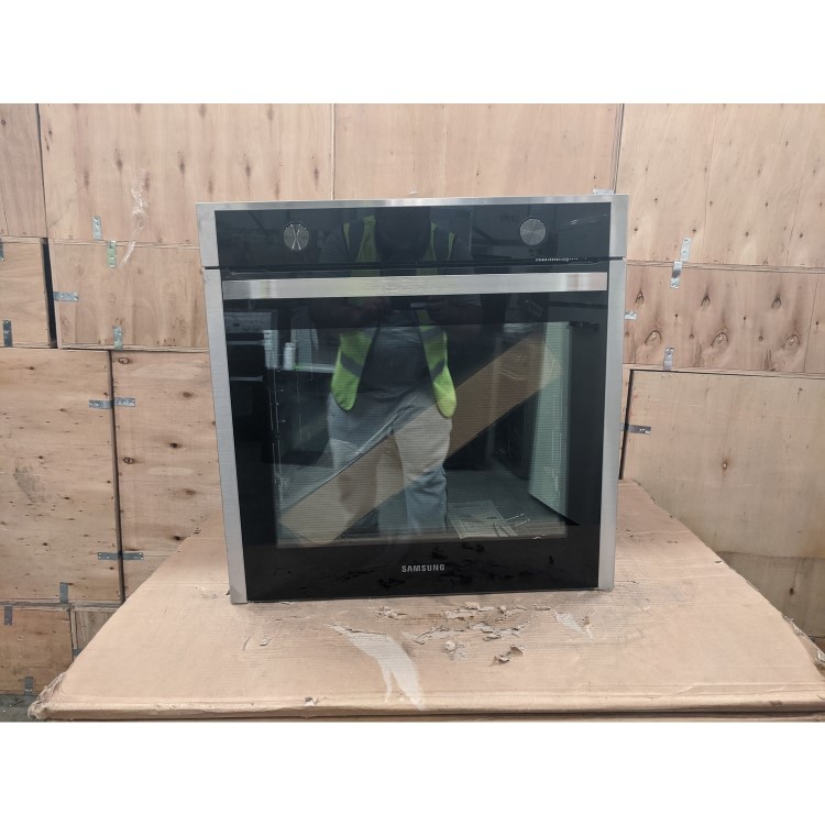 Refurbished Samsung NV75J7570RS 60cm Single Built In Electric Dual Cook Pyrolytic Oven Stainless Steel