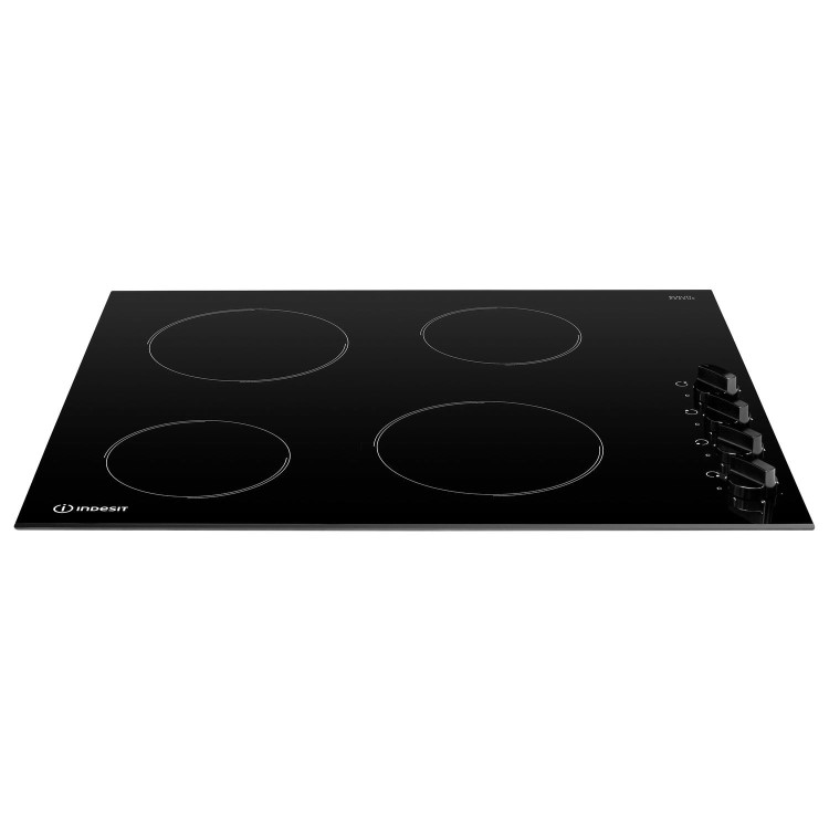 Refurbished Indesit RI861X 58cm Four Zone Ceramic Hob