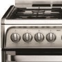 Hotpoint Ultima 60cm Double Oven Gas Cooker - Stainless Steel