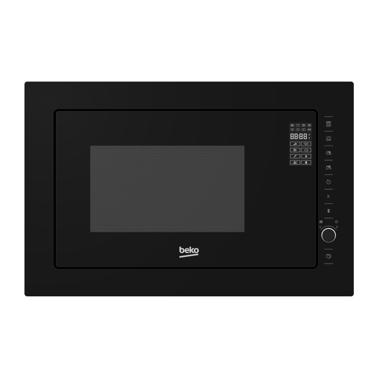 Refurbished Beko MGB25333BG Built In 25L 900W Microwave with Grill Black