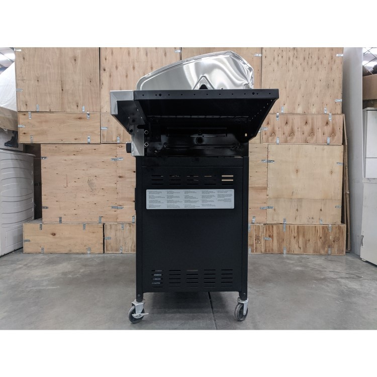 Refurbished Char-Broil Advantage Series 445S - 4 Burner Gas BBQ Grill with Side Burner - Stainless Steel