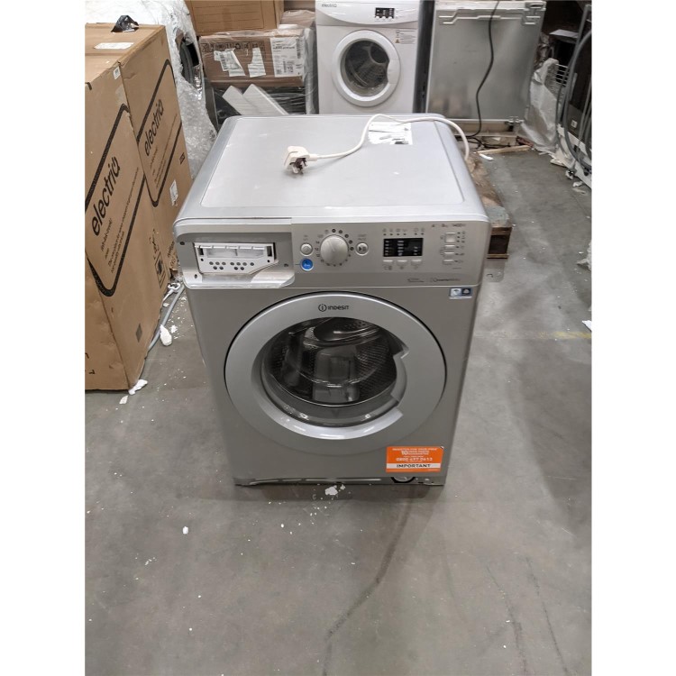 Refurbished Indesit BWA81483XSUK Freestanding 8KG 1400 SpinWashing Machine