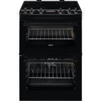 Refurbished Zanussi ZCV66250BA 60cm Electric Cooker With Ceramic Hob