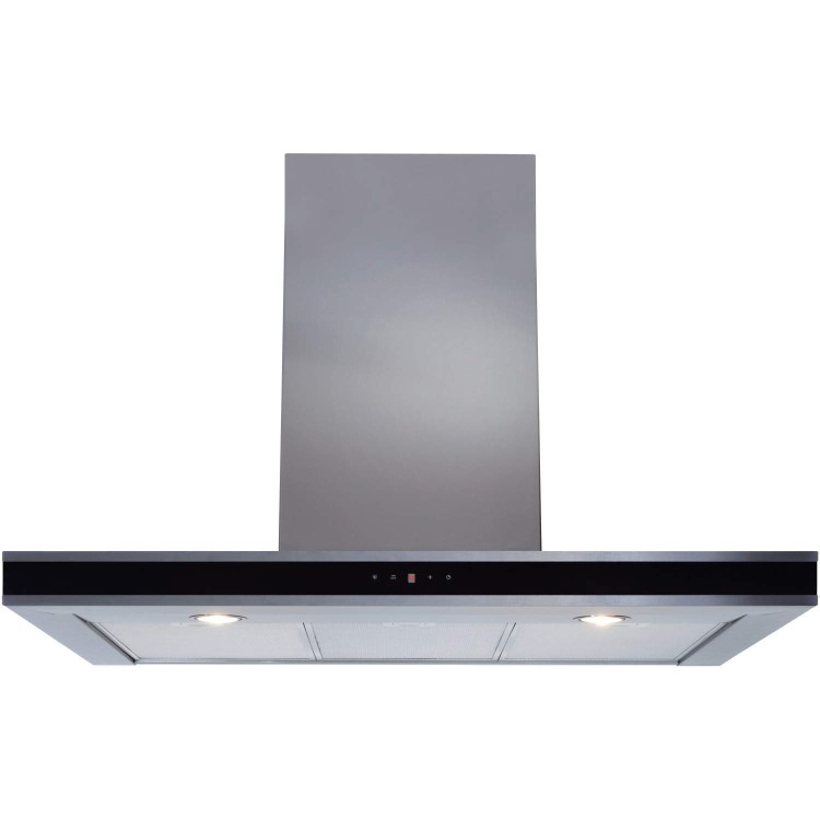 CDA EVP91SS 90cm Slimline Chimney Cooker Hood - Stainless Steel
