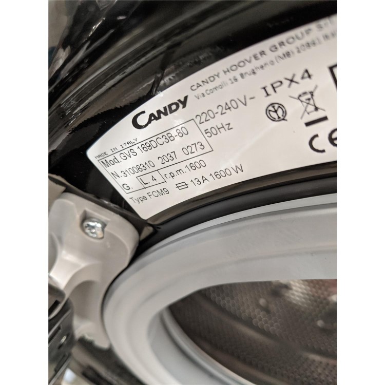 Refurbished Candy GVS169DC3B/1-80 Freestanding 9KG 1600 SpinWashing Machine