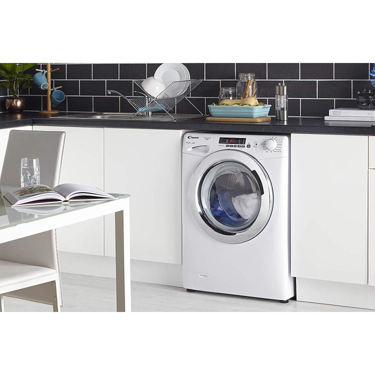 Refurbished Candy GVS1410DC3 Smart Freestanding 10KG 1400 Spin Washing Machine White