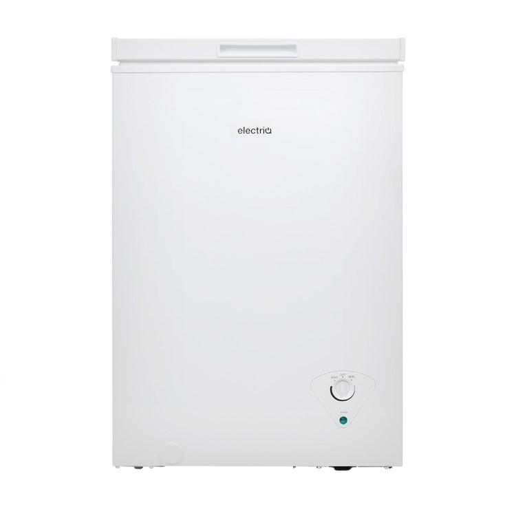 electriQ 99 Litre Chest Freezer 52cm Deep  60cm Wide - White