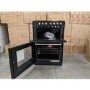 Refurbished electriQ IQDUALFUELBLACK60 60cm Double Oven Dual Fuel Cooker Black