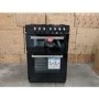 Refurbished electriQ IQDUALFUELBLACK60 60cm Double Oven Dual Fuel Cooker Black
