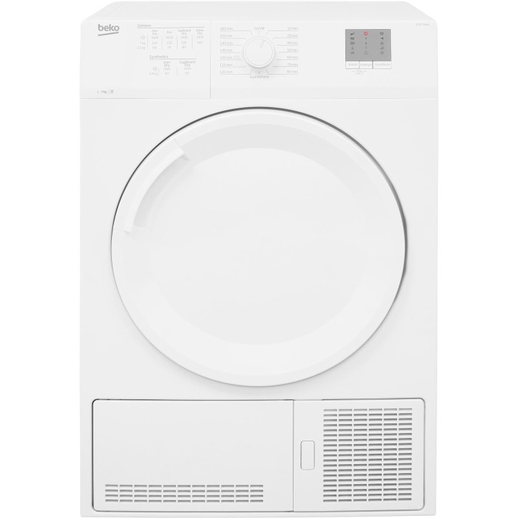Refurbished Beko DTGCT7000W 7kg Freestanding Condenser Tumble Dryer - White
