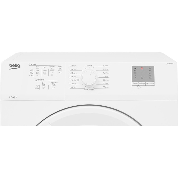 Refurbished Beko DTGCT7000W 7kg Freestanding Condenser Tumble Dryer - White