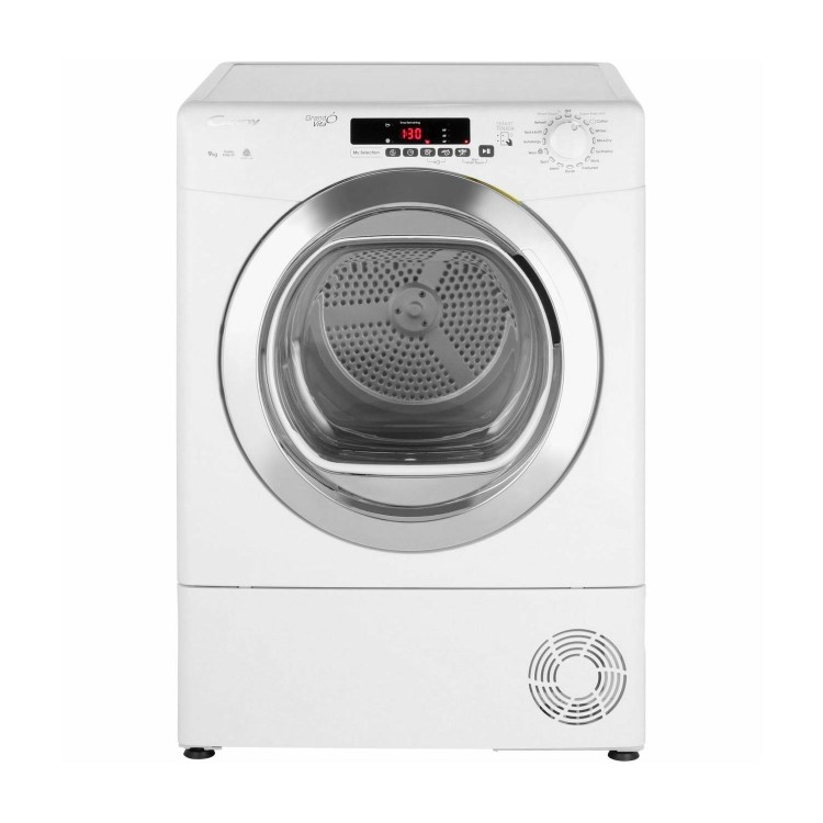 Refurbished Candy GVS C9DCG Smart Freestanding Condenser 9KG Tumble Dryer White