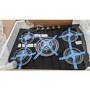 Refurbished Rangemaster RMB70HPNGFGL 73cm 5 Burner Gas Hob Black Glass