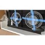 Refurbished Rangemaster RMB70HPNGFGL 73cm 5 Burner Gas Hob Black Glass