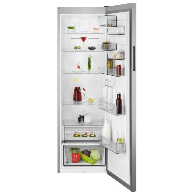 Refurbished AEG RKB638E2MX Freestanding 358 Litre Tall Fridge Silver