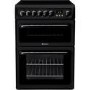 Hotpoint HAE60K 60cm Double Oven Electric Cooker - Black