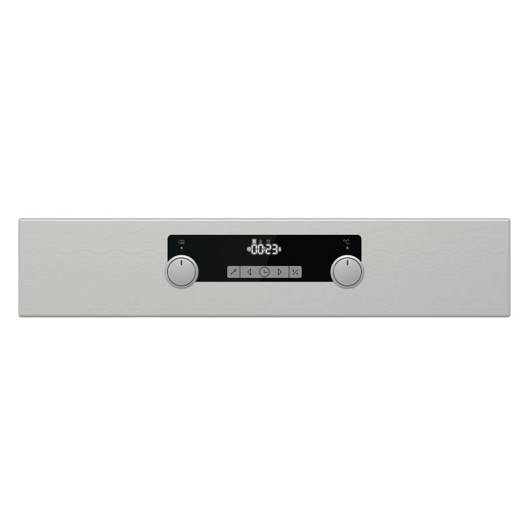 Refurbished Hisense BSA5221AXUK 60cm Single Built In Electric Oven with Steam Function and Steam Cleaning Stainless Steel