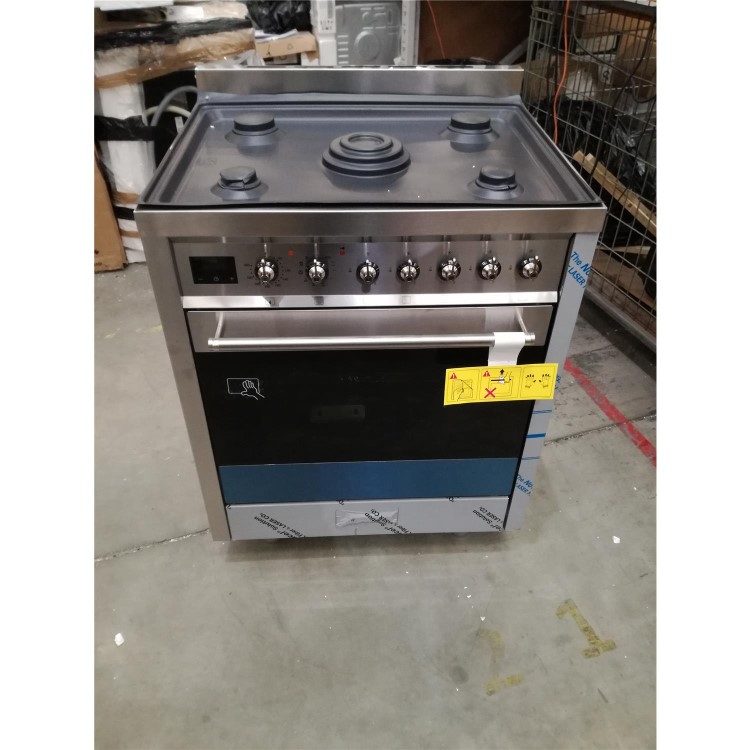 Refurbished Smeg Symphony 70cm Dual Fuel Range Cooker Stainless Steel