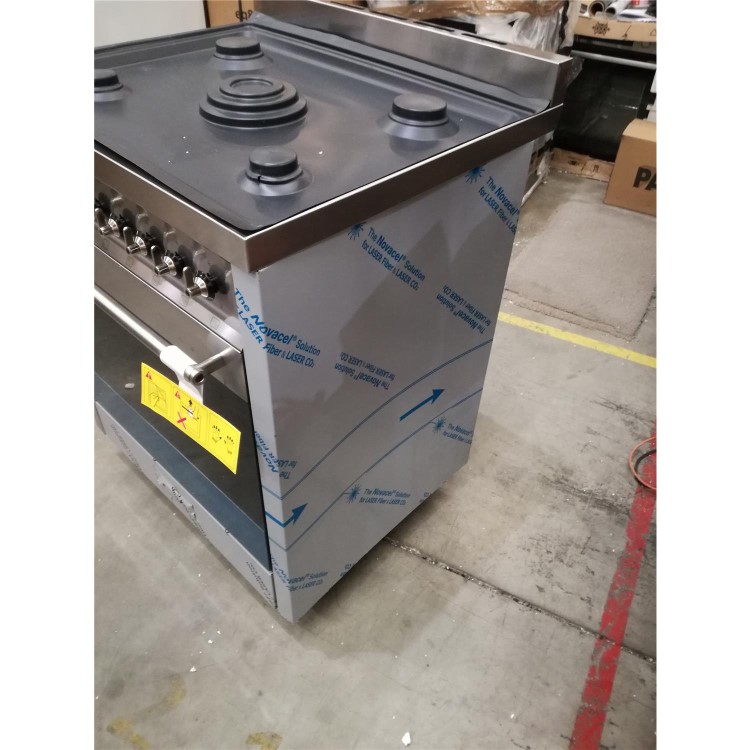 Refurbished Smeg Symphony 70cm Dual Fuel Range Cooker Stainless Steel