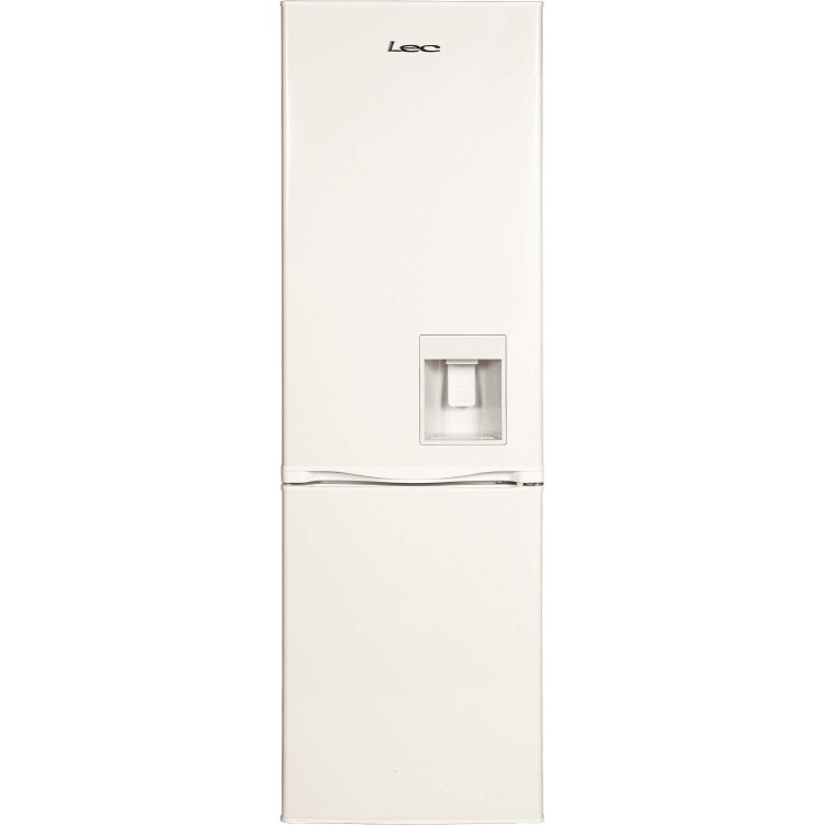 Refurbished LEC TS55174WTD 174x55cm Static Freestanding Fridge Freezer With Water Dispenser - White