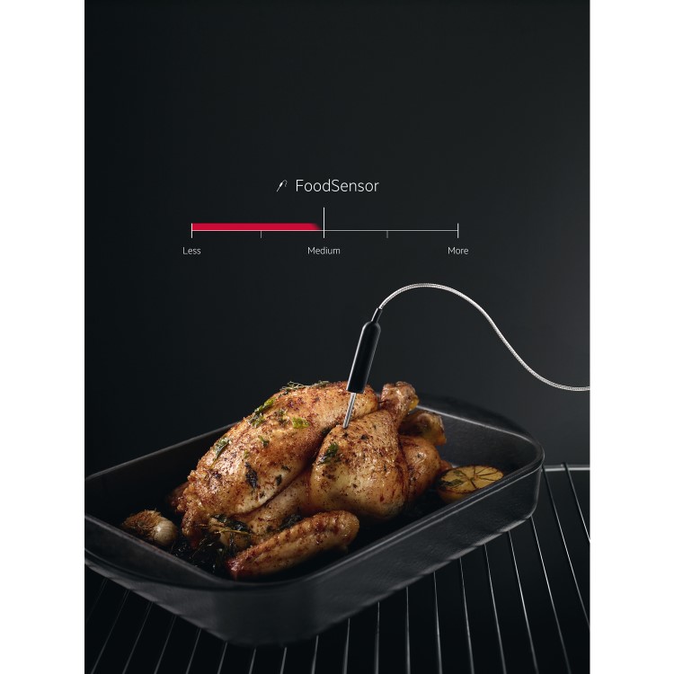 AEG BPE842720M SenseCook Pyrolytic Oven With Command Wheel Control And HD TFT Display - Stainless Steel