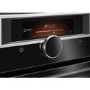 Refurbished AEG BPE842720M SenseCook Pyrolytic Oven With Command Wheel Control And HD TFT Display Stainless Steel