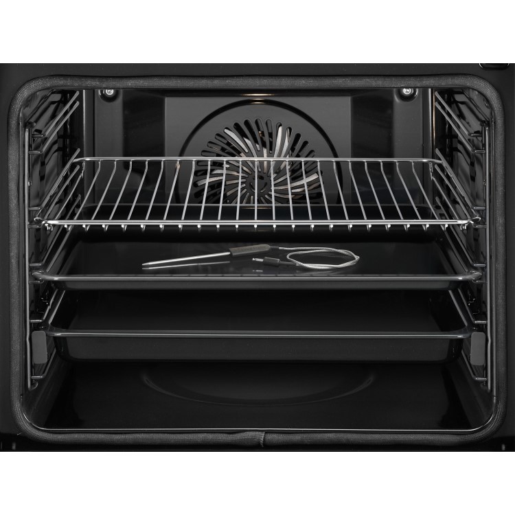 Refurbished AEG BPE842720M SenseCook Pyrolytic Oven With Command Wheel Control And HD TFT Display Stainless Steel