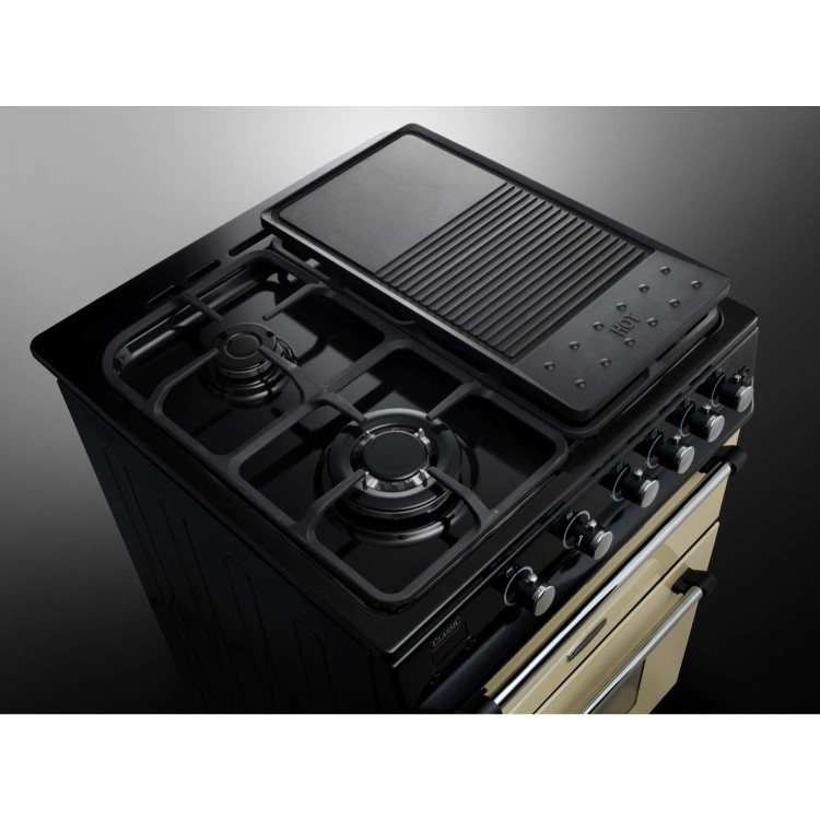 Rangemaster Classic 60cm Double Oven Gas Cooker - Cream