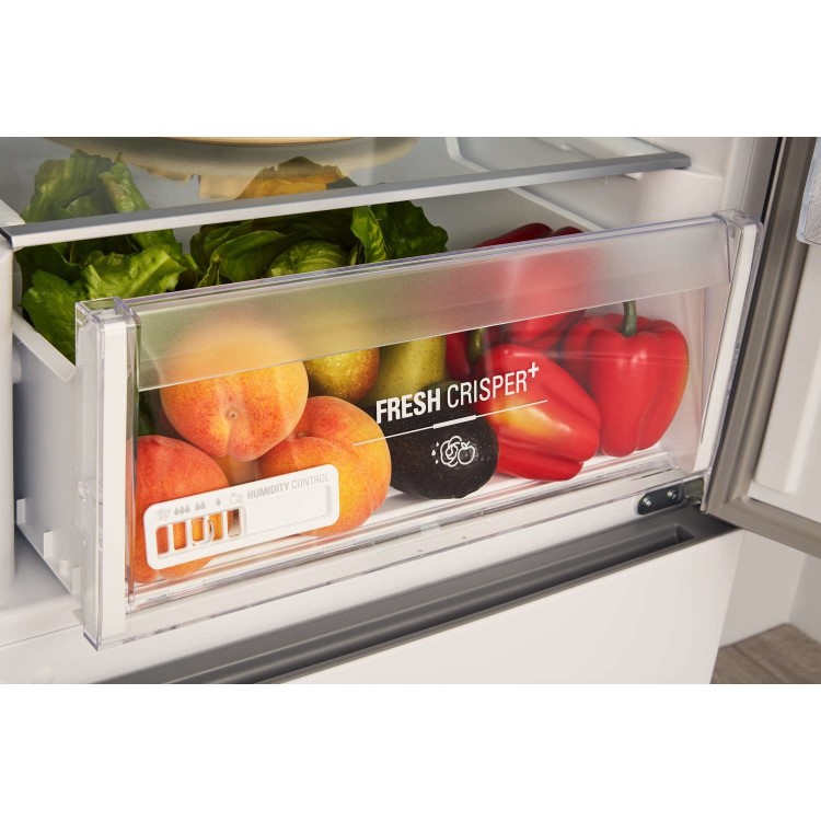 HOTPOINT H8A1ESB 338 Litre Freestanding Fridge Freezer 50/50 Split Frost Free 59.5cm Wide - Silver
