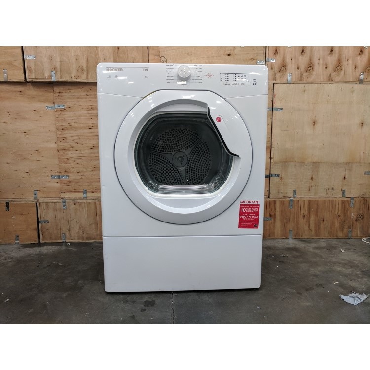 Refurbished Hoover HLV9LG-80 9kg Freestanding Vented Tumble Dryer - White
