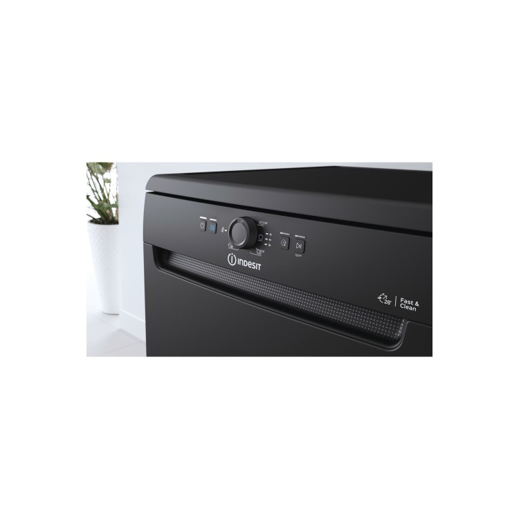 Refurbished Indesit DFE1B19BUK 13 Place Freestanding Dishwasher