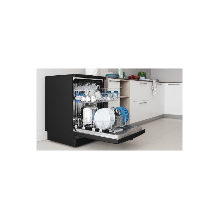 Refurbished Indesit DFE1B19BUK 13 Place Freestanding Dishwasher