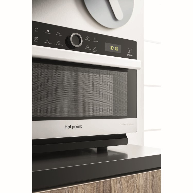 Refurbished Hotpoint Supreme Chef MWH338SX 33L 900W Combination Microwave Oven Stainless Steel