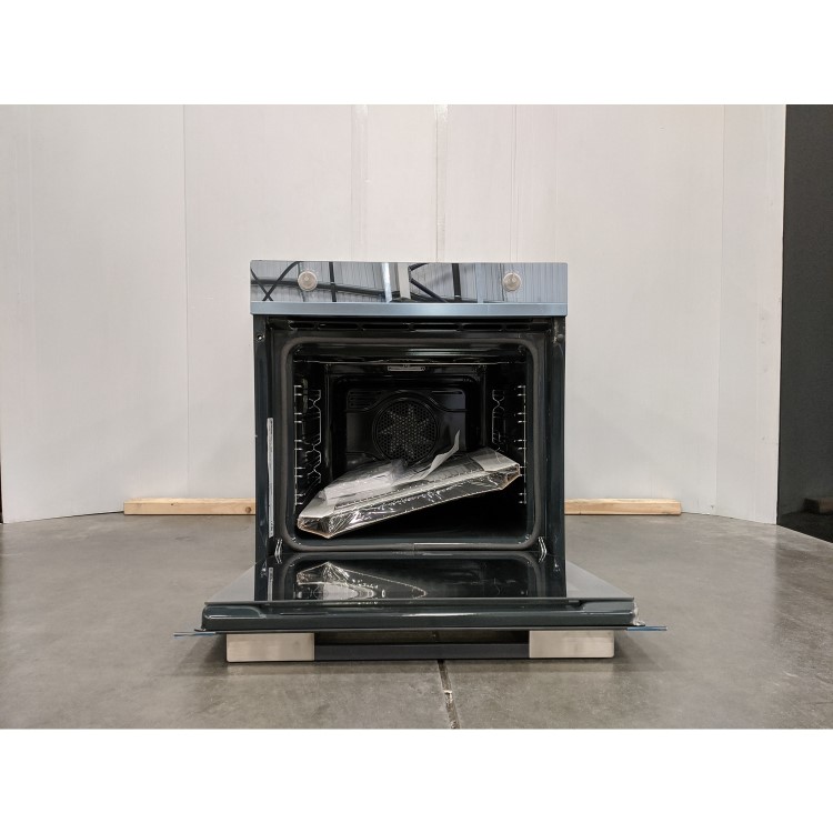 Refurbished Smeg Linea  SFP109 Multifunction 60cm Single Built In Electric Oven With Pyrolytic Cleaning Stainless Steel