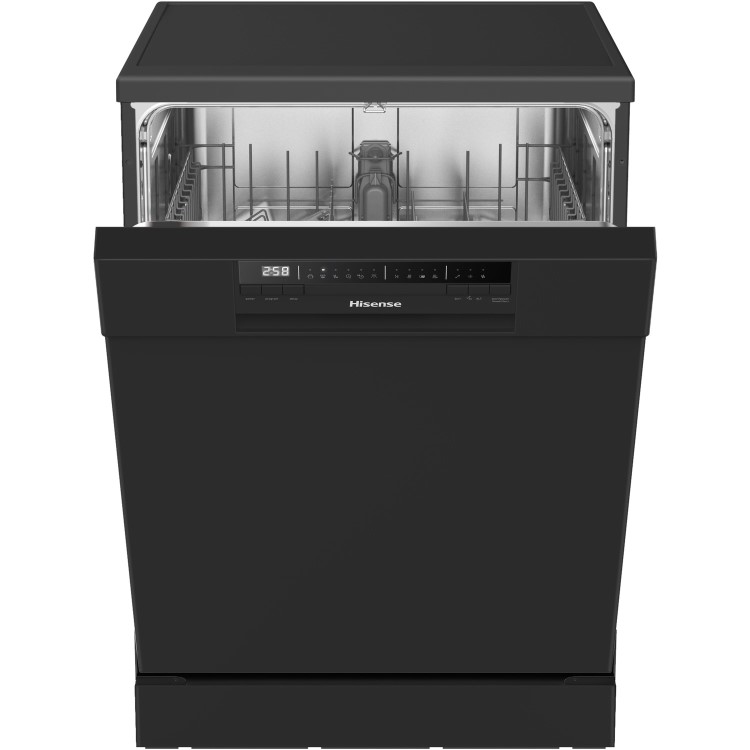 Refurbished Hisense HS60240BUK 13 Place Freestanding Dishwasher Black