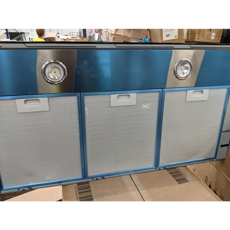 Refurbished Samsung NK36N5703BS 90cm Slimline Chimney Cooker Hood with Auto Connectivity Stainless Steel