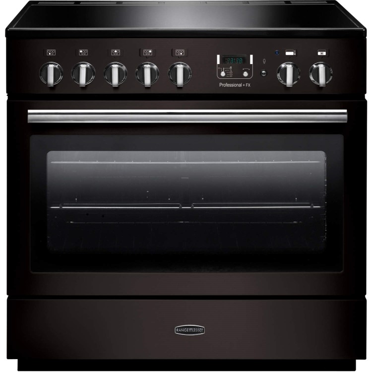 Refurbished Rangemaster Professional Plus FX 90cm Electric Induction Range Cooker - Black