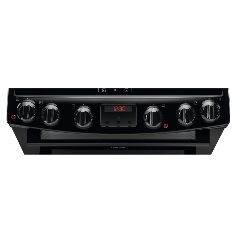 Refurbished Zanussi ZCI66250BA 60cm Electric Cooker With Induction Hob