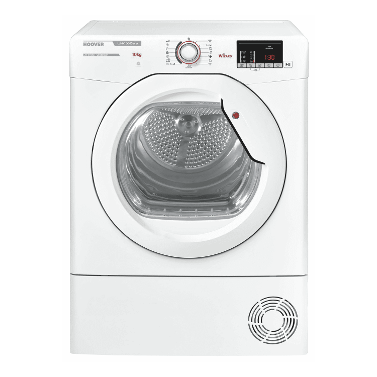 Refurbished Hoover HDry 300 HLX C10DG Smart Freestanding Condenser 10KG Tumble Dryer White