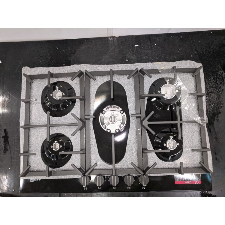 Refurbished Neff N70 T27DS59S0 75cm 5 Burner Gas Hob Black