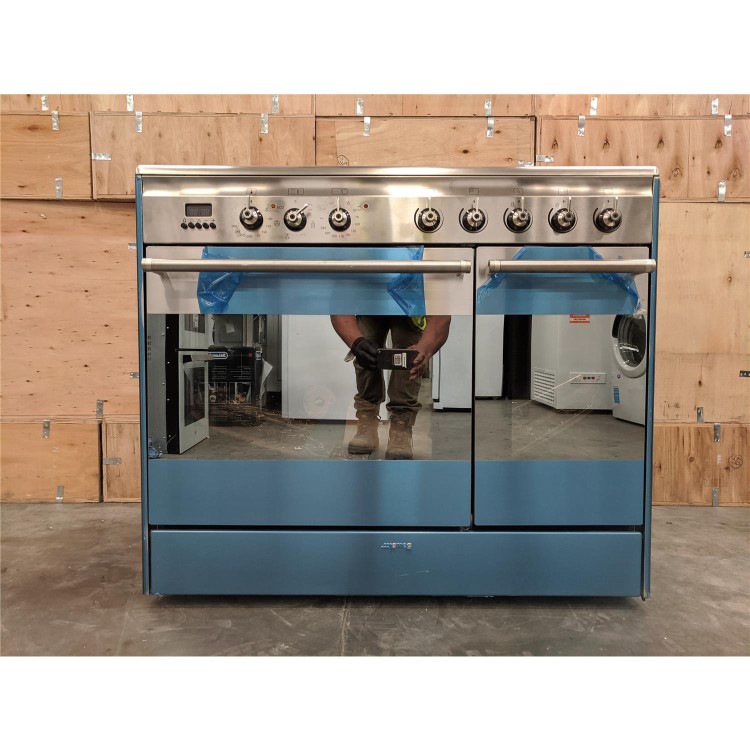Refurbished Smeg SUK92CMX9 90cm Electric Range Cooker With Ceramic Hob Stainless Steel
